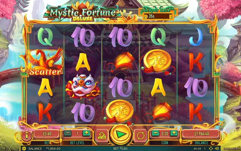 Mystic Fortune base gameplay